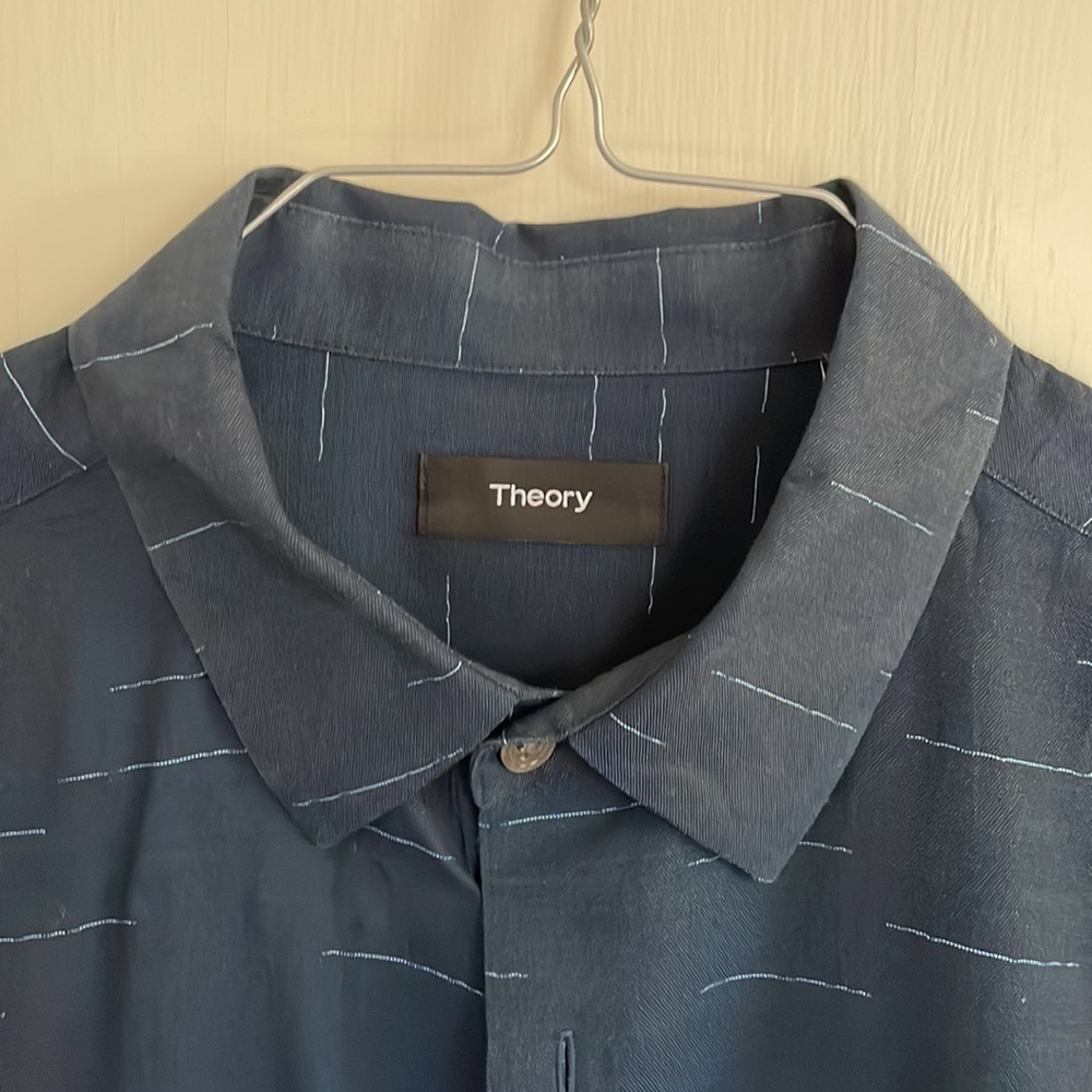Lightweight Theory dress shirt. Medium slim fit. - Picture 2 of 2